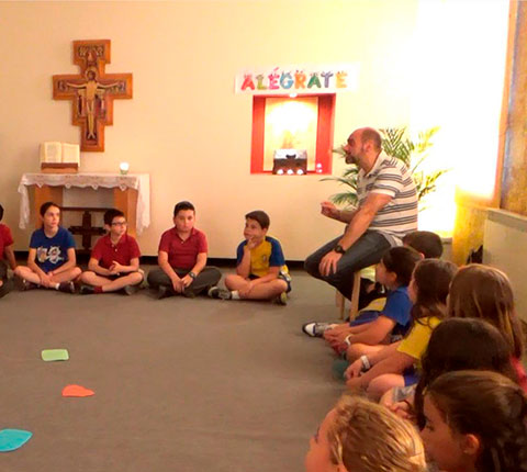 Interioridad en la capilla